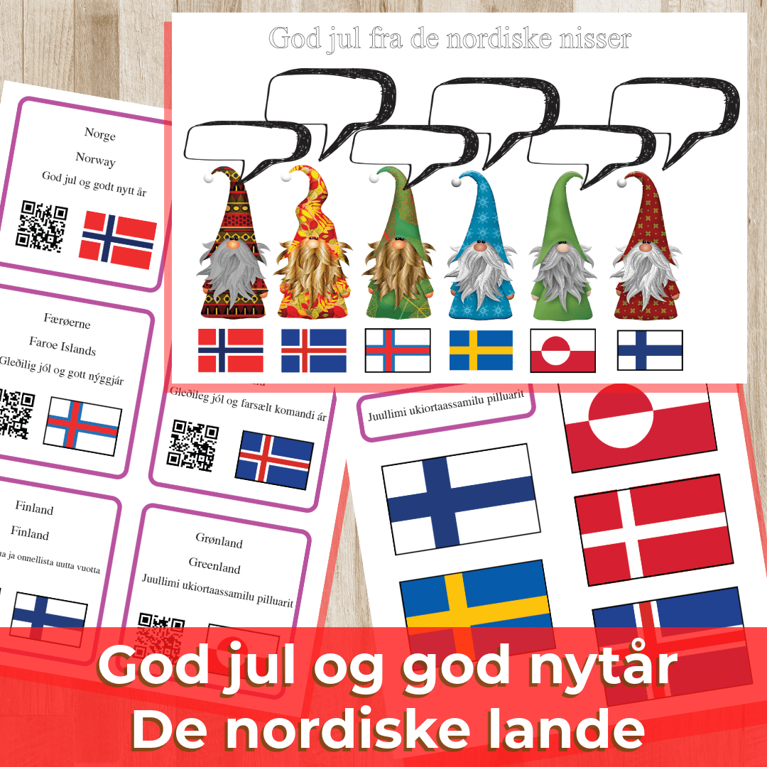 God jul og godt nytår – De nordiske lande