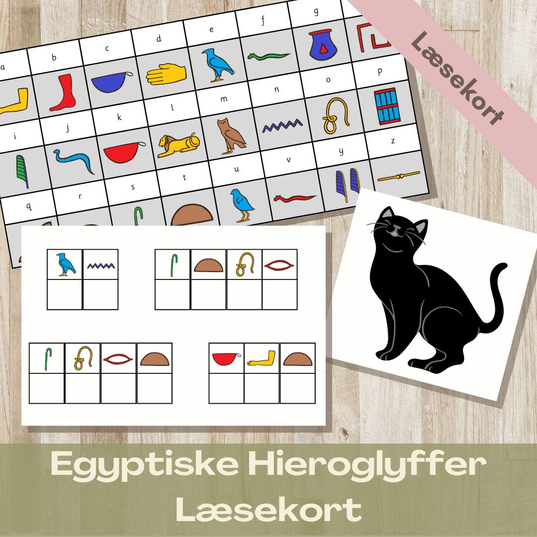 Hieroglyffer – læsekort