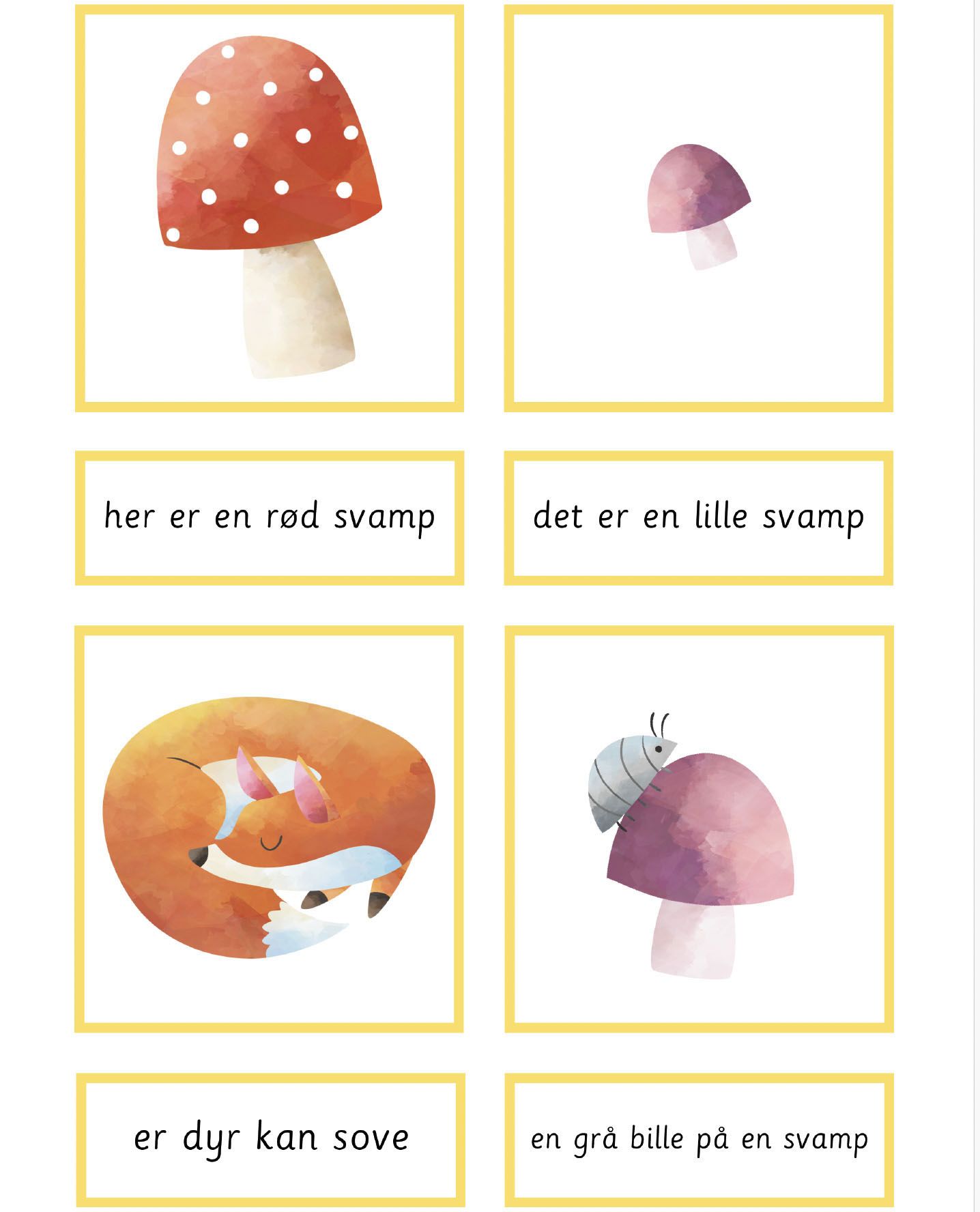 Læsekort – natur